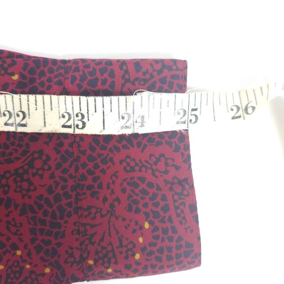 Vintage Liz Baker Womens Size 14 Red & Black Long Sleeve Button Up Blouse - Picture 5 of 6